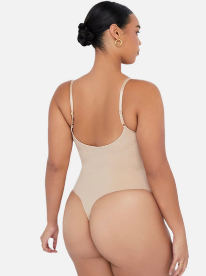 Bodysuit String Gainant Sans Couture