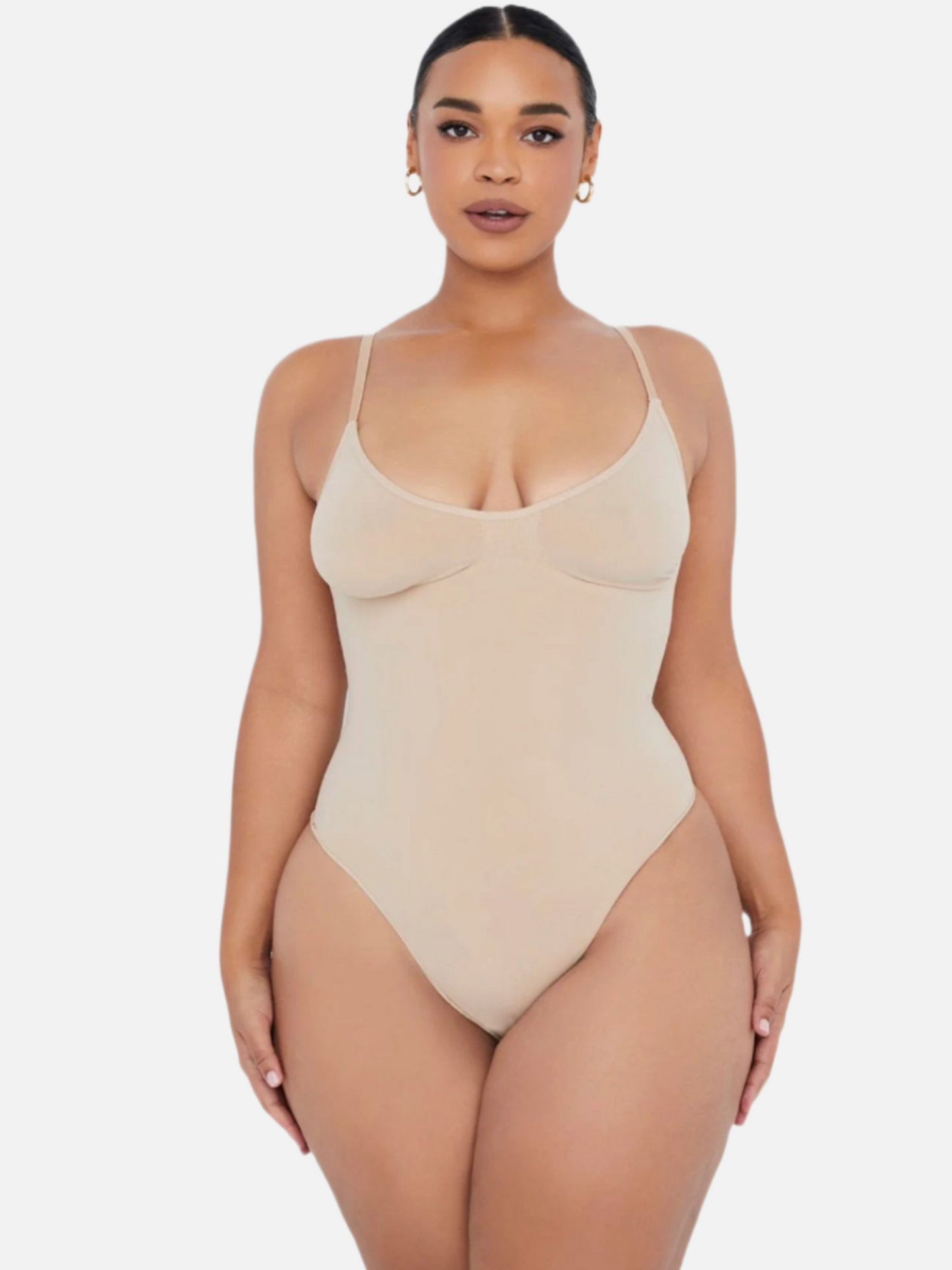 Bodysuit String Gainant Sans Couture