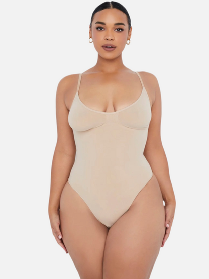 Bodysuit String Gainant Sans Couture