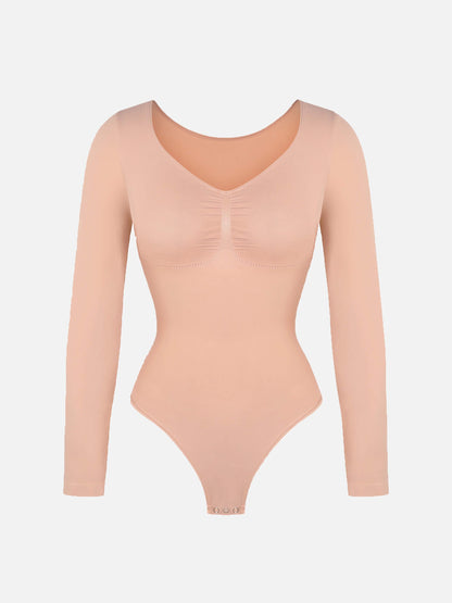 Body String Gainant Sculptant Manche Longue