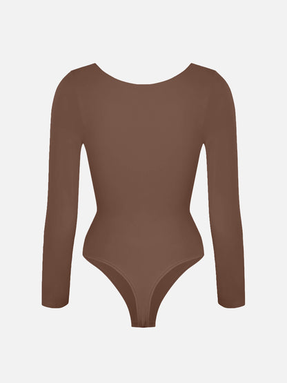 Body String Gainant Sculptant Manche Longue