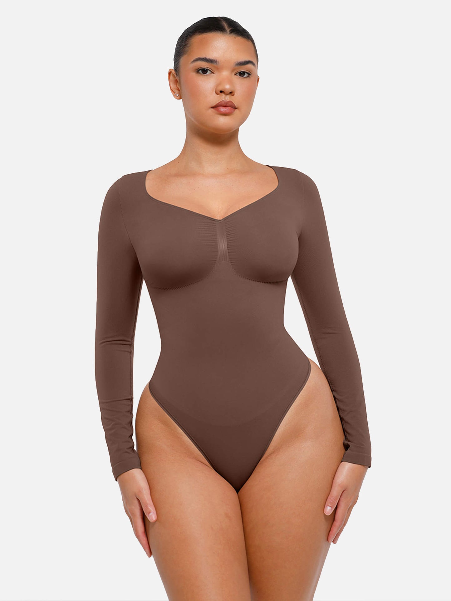 Body String Gainant Sculptant Manche Longue