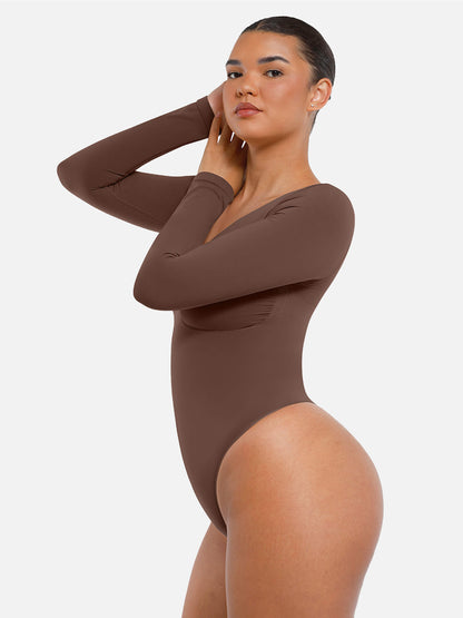 Body String Gainant Sculptant Manche Longue