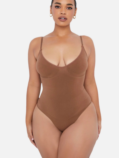 Bodysuit String Gainant Sans Couture