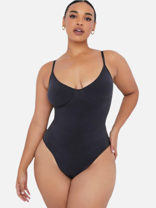 Bodysuit String Gainant Sans Couture