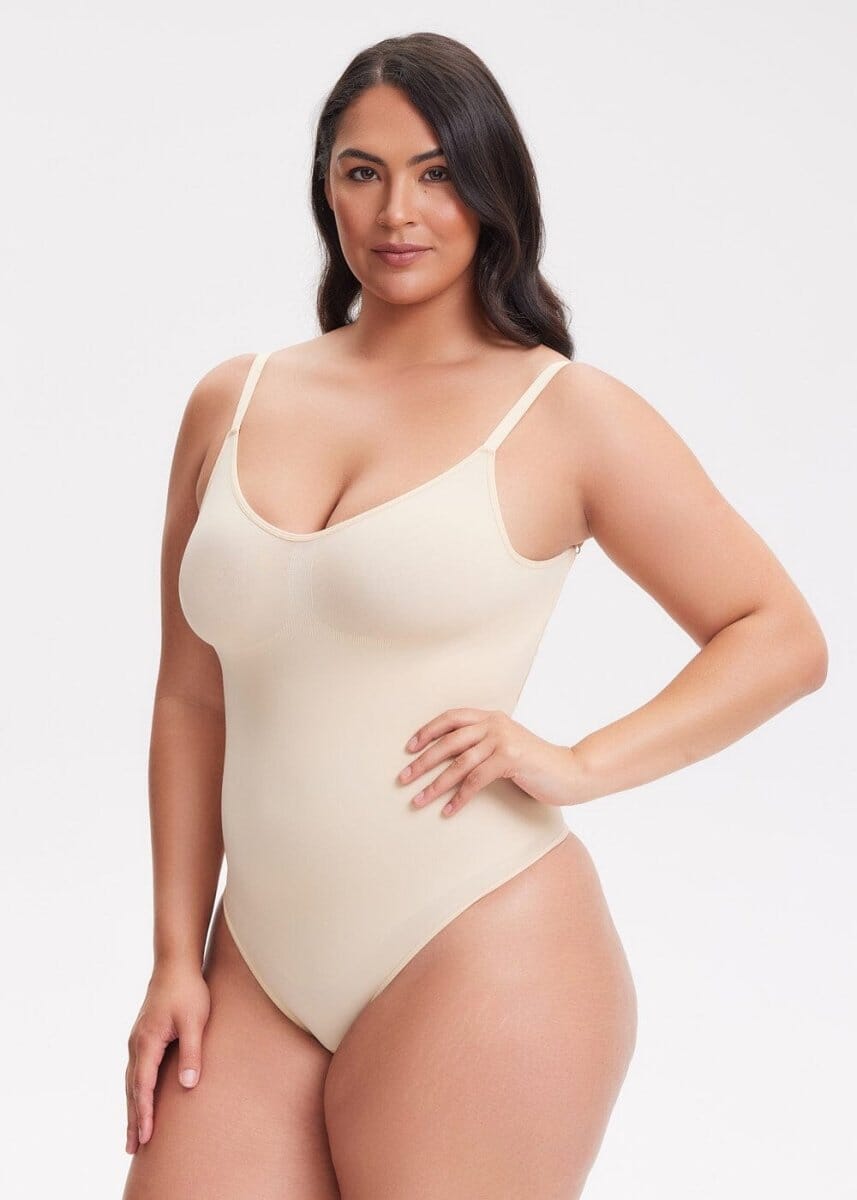 Bodysuit String Gainant Dos nu