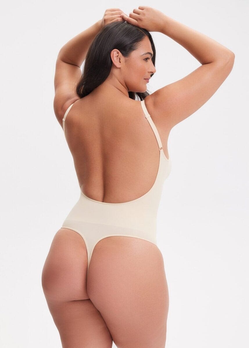 Bodysuit String Gainant Dos nu