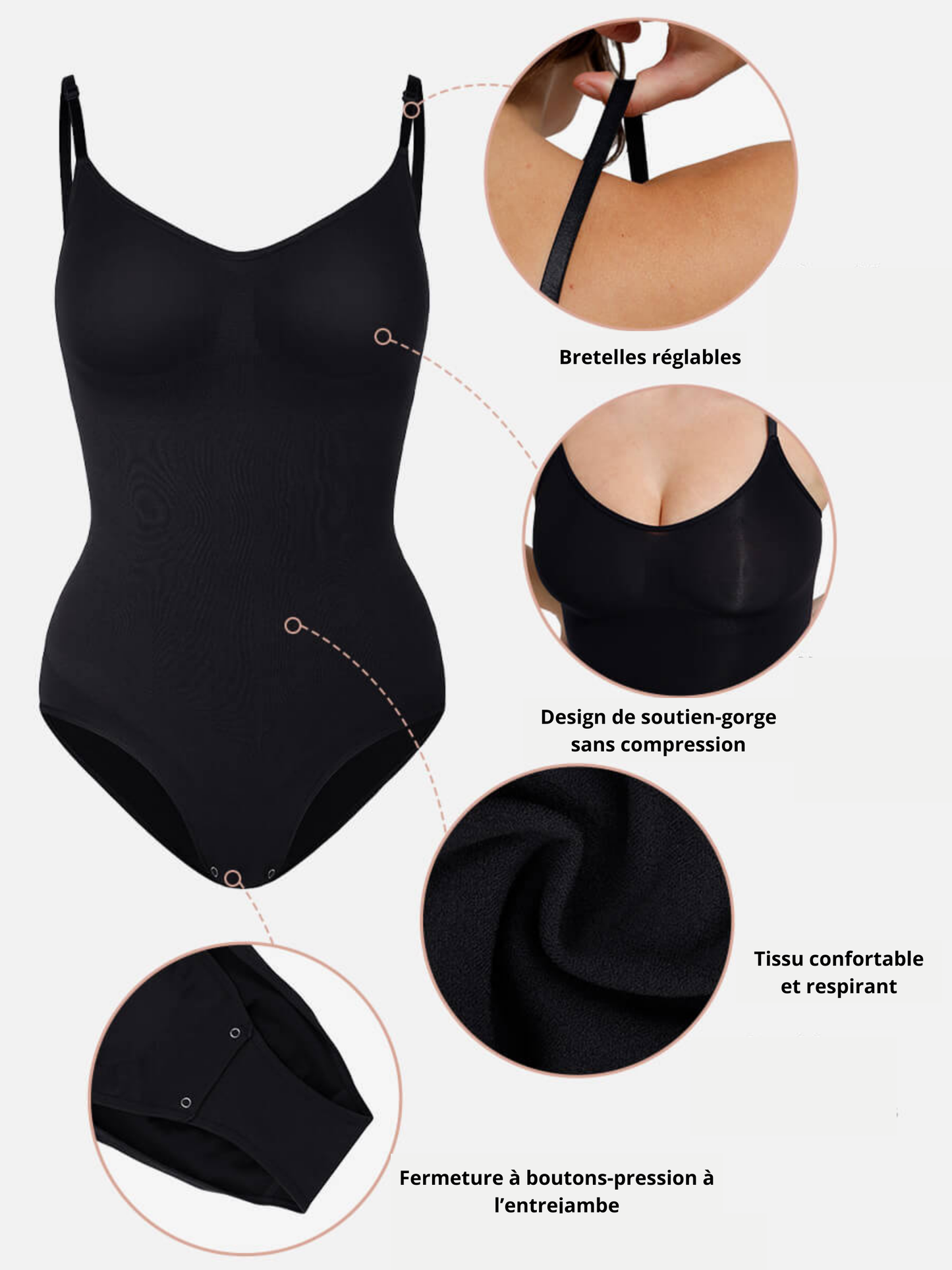 Bodysuit Culotte sans Couture